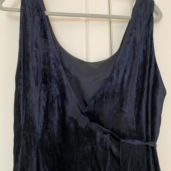 VINTAGE 90s MONDI BLACK WRAP SLEEVES DRESS Sz 40 . - Picture 13 of 16